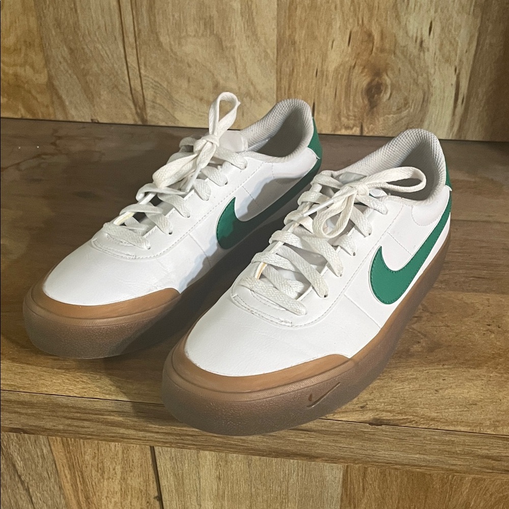 Nike Court Shot sneaker in the "White Malachite Green" colorway